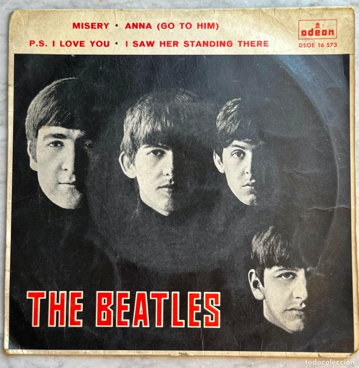 Discos de vinilo: THE BEATLES - Lote de 2 singles y 3 eps - Ediciones espa&ntilde;olas - Foto 1