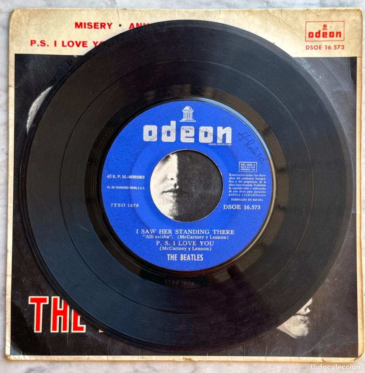 Discos de vinilo: THE BEATLES - Lote de 2 singles y 3 eps - Ediciones espa&ntilde;olas - Foto 4