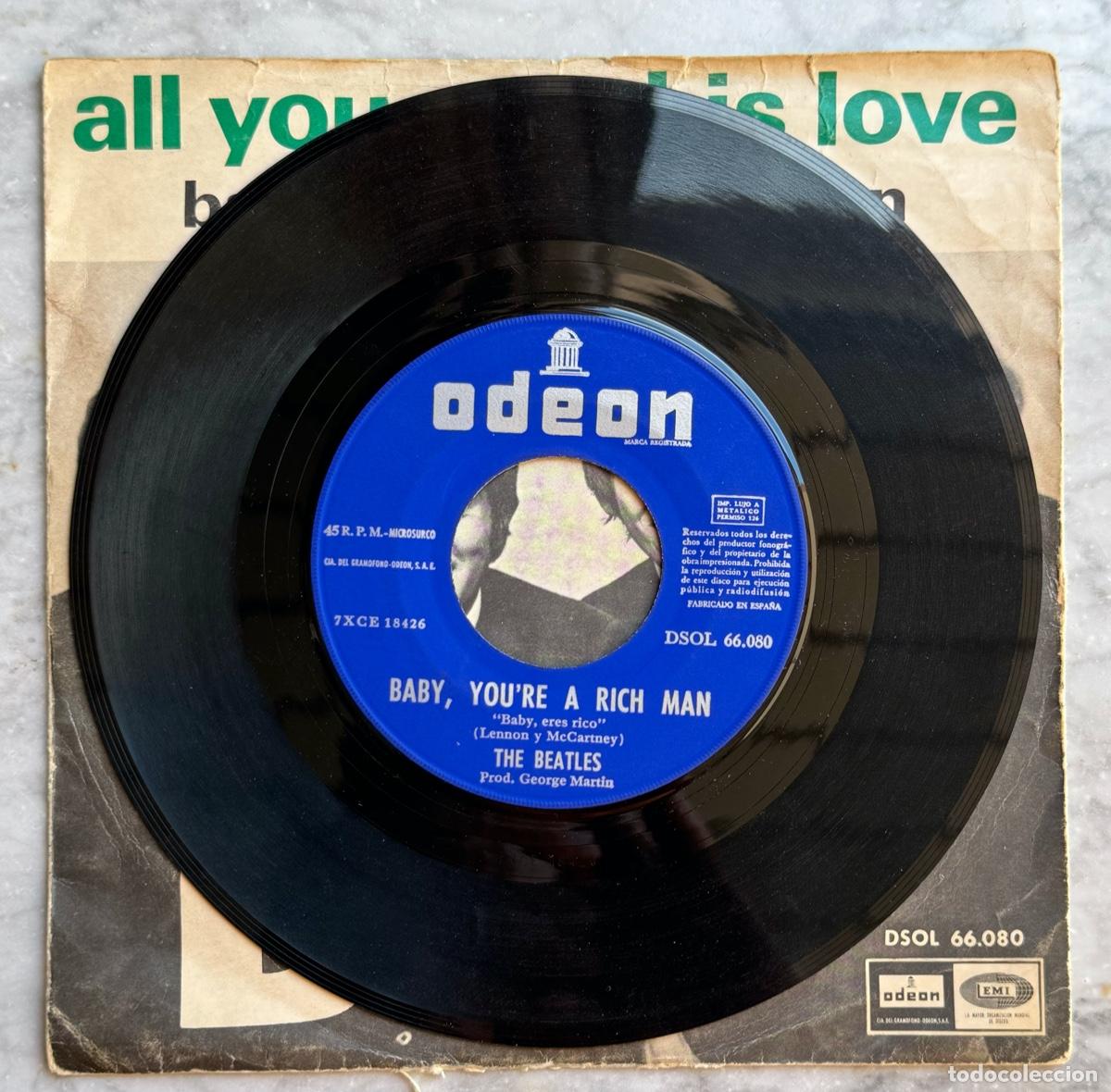 Discos de vinilo: THE BEATLES - Lote de 2 singles y 3 eps - Ediciones espa&ntilde;olas - Foto 16