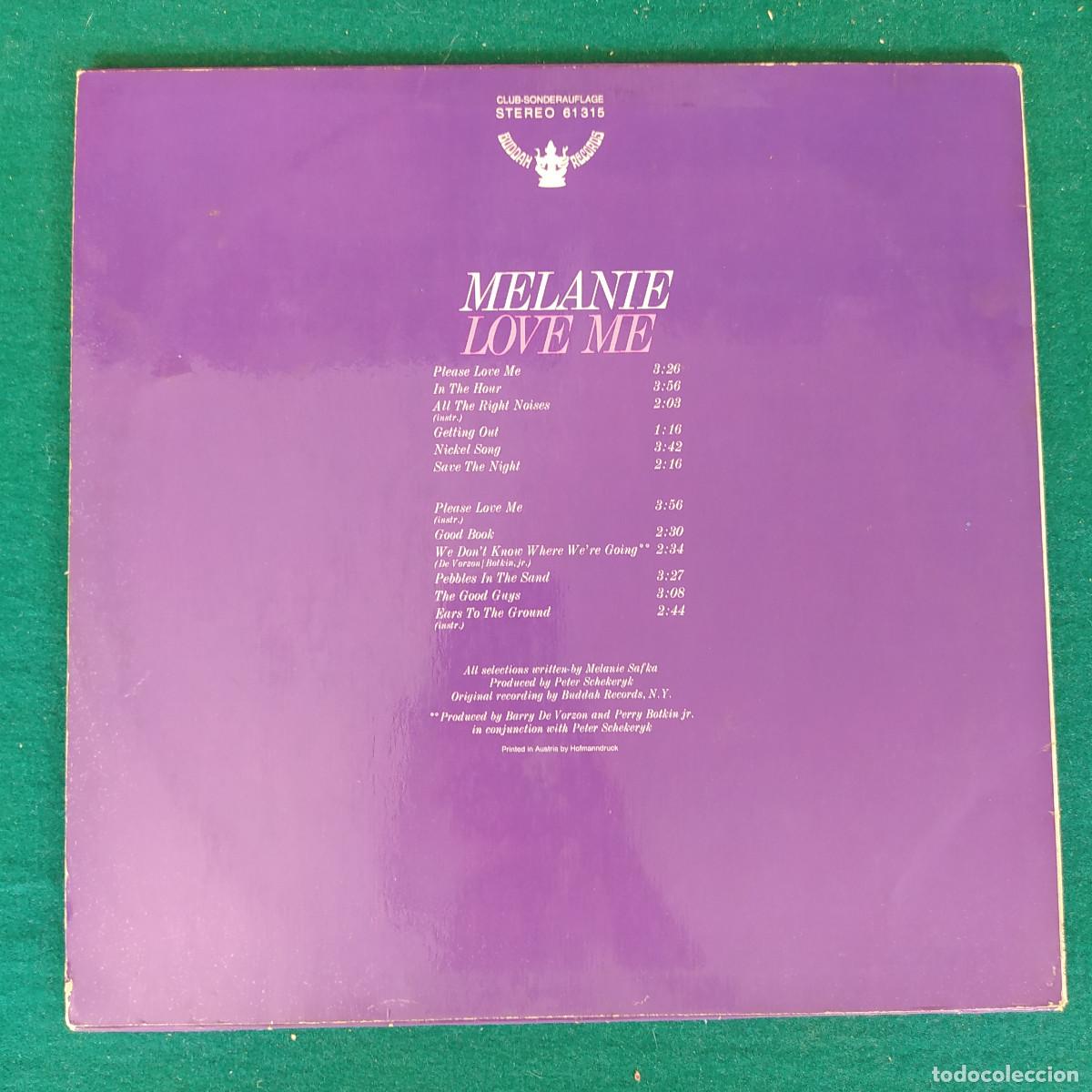 Discos de vinilo: Melanie &ndash; Love Me 1971 - Foto 2