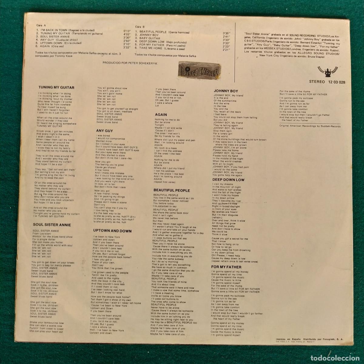 Discos de vinilo: Melanie &ndash; Melanie 1970 - Foto 2