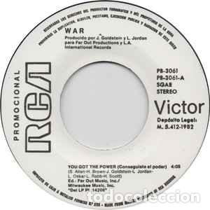 Discos de vinilo: War &lrm;&ndash; You Got The Power = Conseguiste El Poder - Foto 4