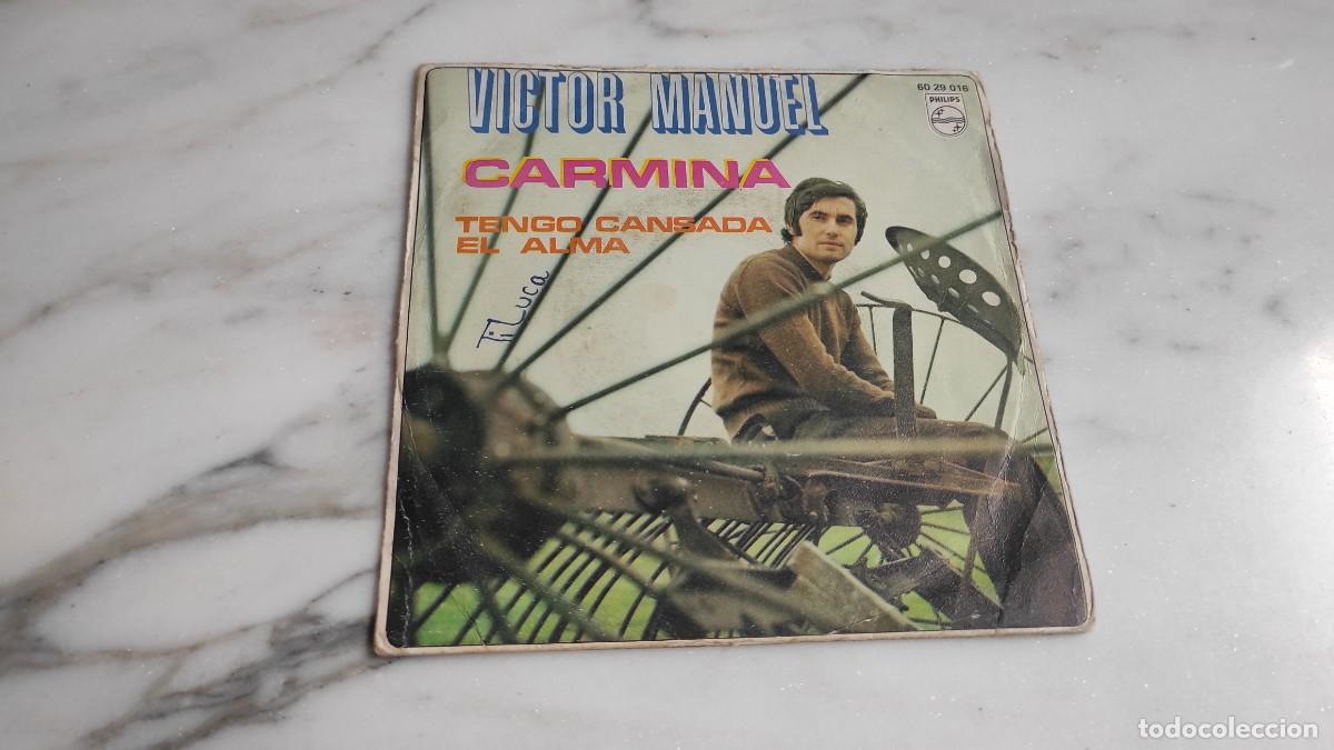 Discos de vinilo: SINGLE VICTOR MANUEL - CARMINA - Foto 1