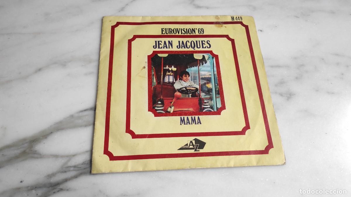 Discos de vinilo: SINGLE JEAN JACQUES - MAMA EUROVISION 69 - Foto 1