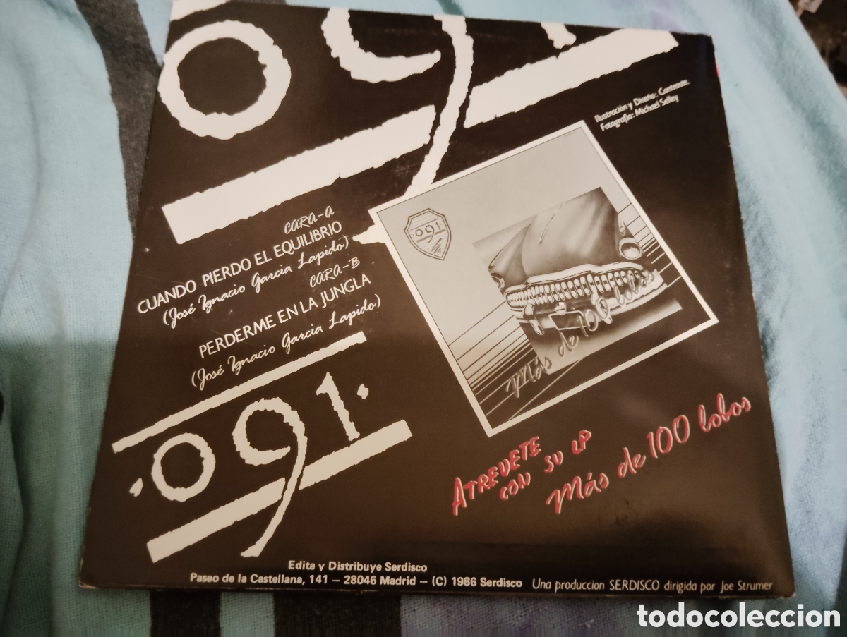 Discos de vinilo: 091 - CUANDO PIERDO EL EQUILIBRIO ( 1986 ) - Foto 2