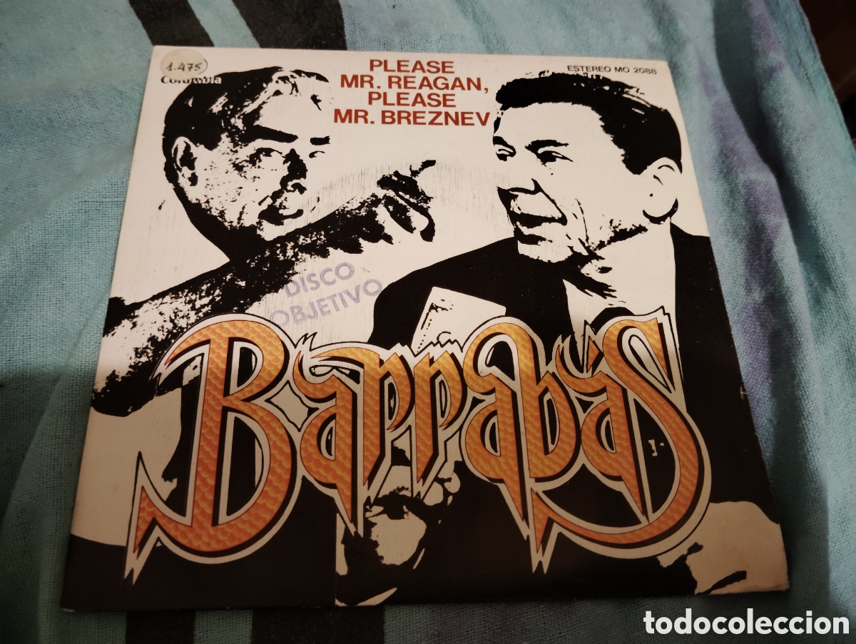 Discos de vinilo: BARRABAS - PLEASE MR. REAGAN , PLEASE MR. BREZNEV ( 1981 ) - Foto 1