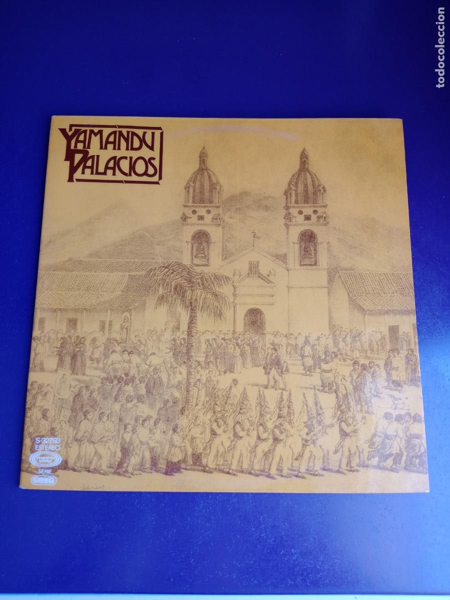Vinyl records: YAMAND&Uacute; PALACIOS - LP MOVIEPLAY 1976 - NUEVO FOLK 70'S URUGUAY NUEVA TROVA - SIN USO
