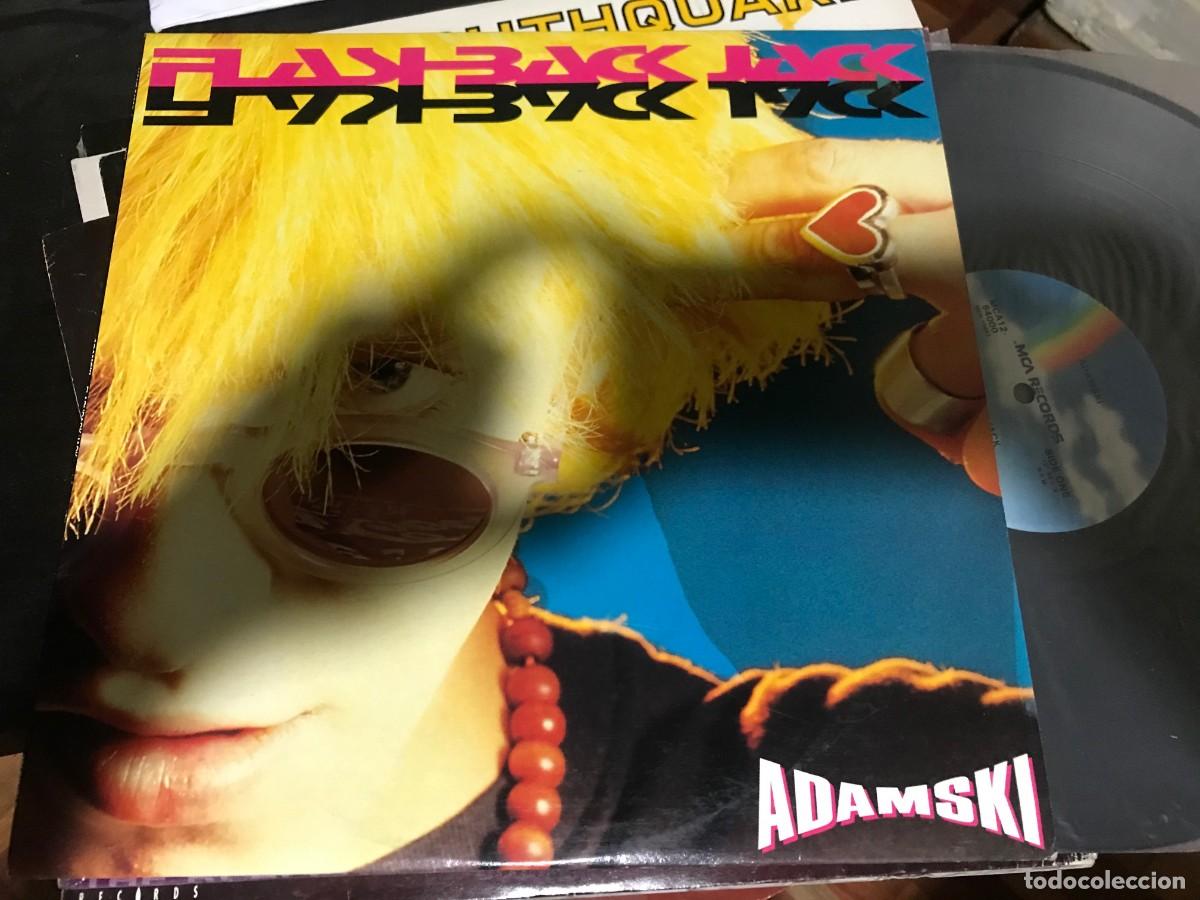 Discos de vinilo: ADAMSKI - FLASHBACK JACK 12&rdquo; MAXI USA MCA 1991 - TECHNO SYNTH POP - Foto 1