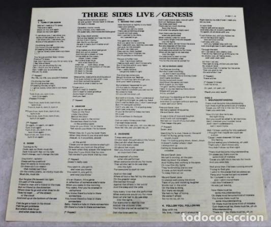 Discos de vinilo: Genesis - Three Sides Live /Great Japan First Press Compilation - Foto 4