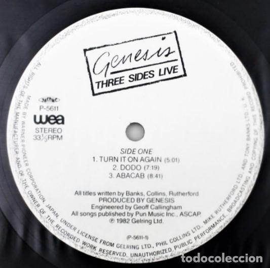 Discos de vinilo: Genesis - Three Sides Live /Great Japan First Press Compilation - Foto 7