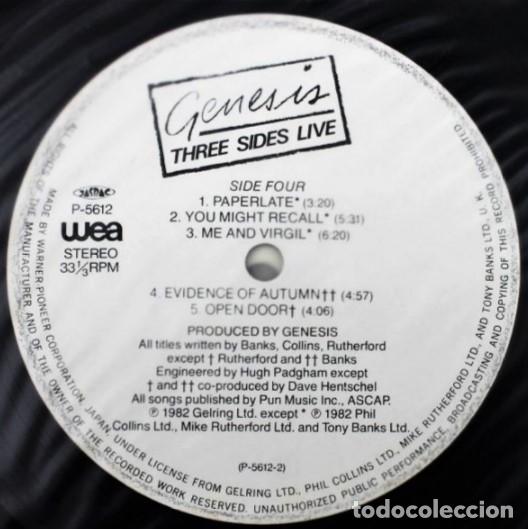 Discos de vinilo: Genesis - Three Sides Live /Great Japan First Press Compilation - Foto 11