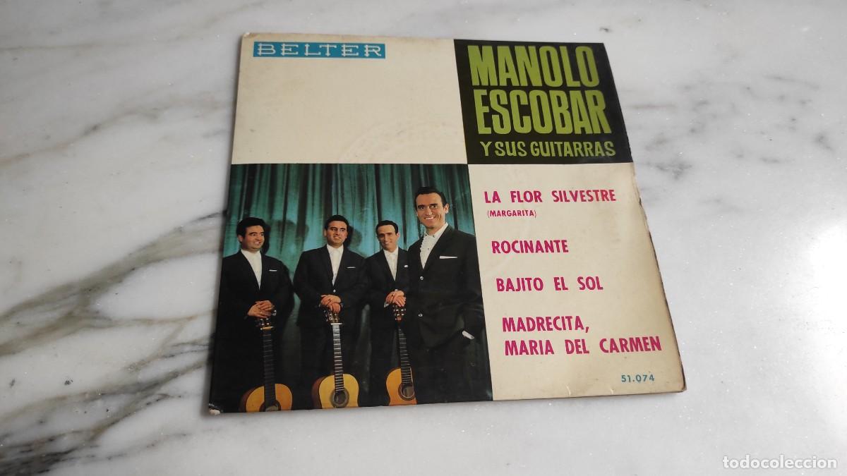 Discos de vinilo: SINGLE MANOLO ESCOBAR - LA FLOR SILVESTRE - Foto 1