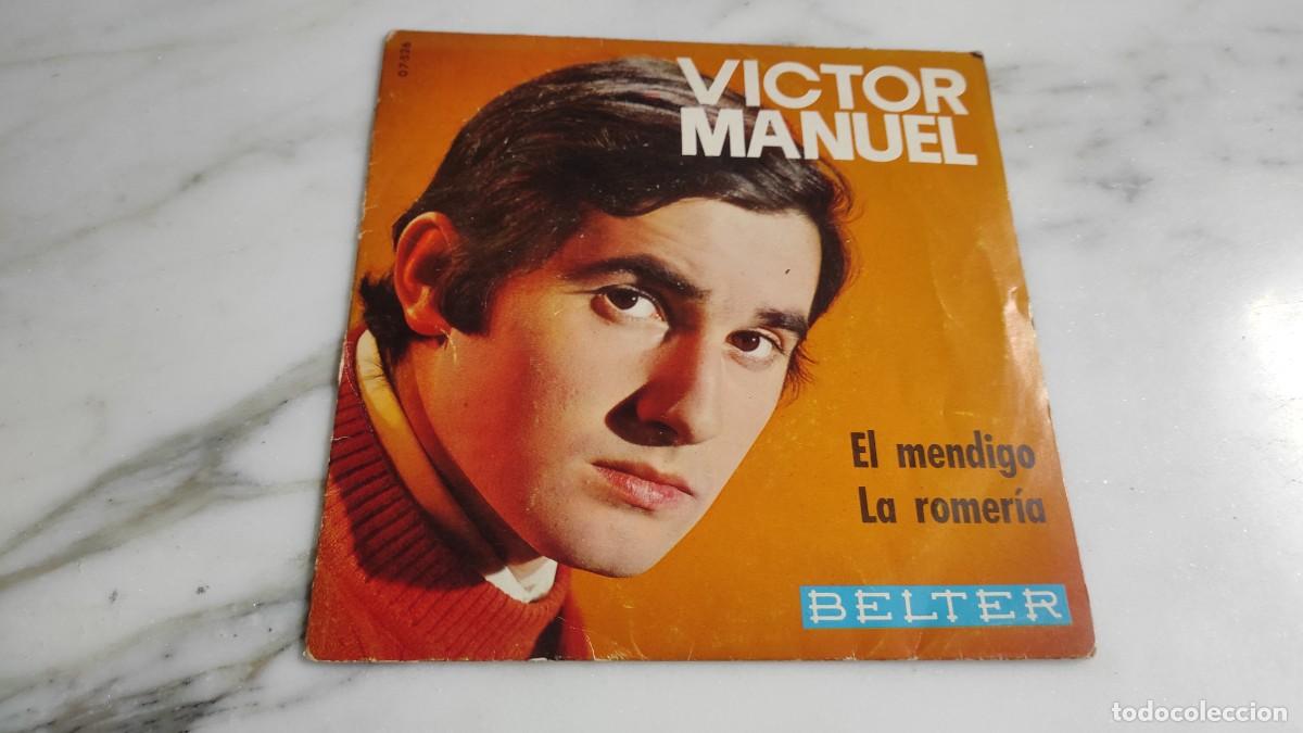 Discos de vinilo: SINGLE VICTOR MANUEL - EL MENDIGO - Foto 1