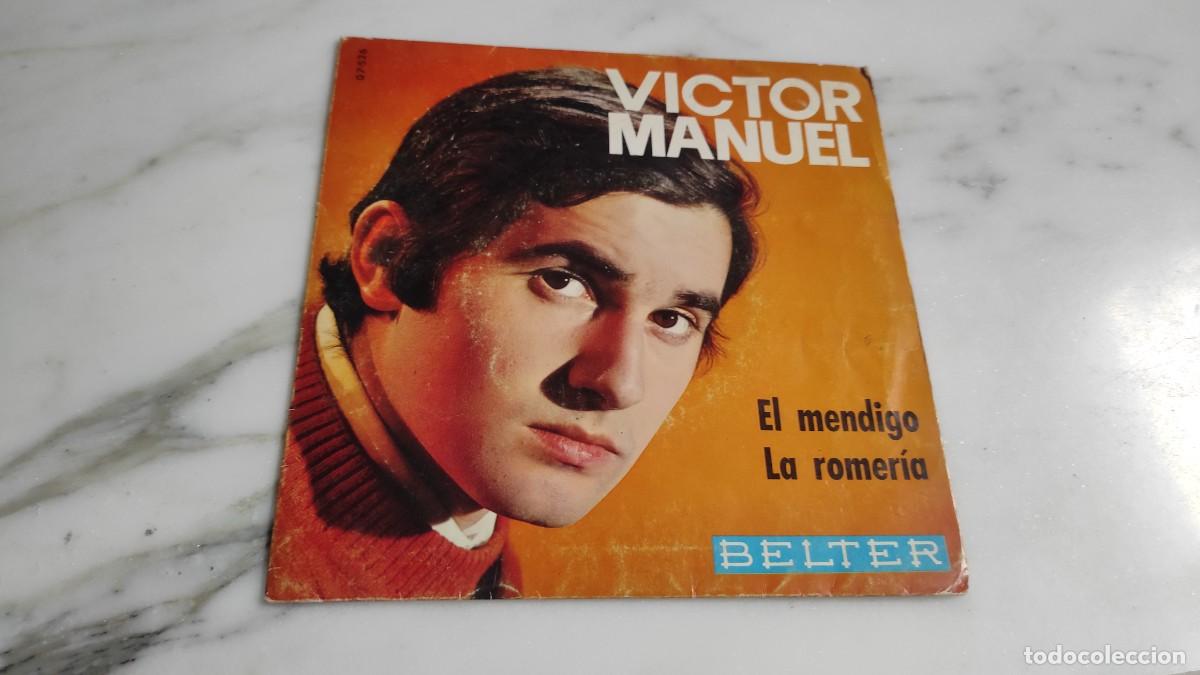 Discos de vinilo: SINGLE VICTOR MANUEL - EL MENDIGO - Foto 1