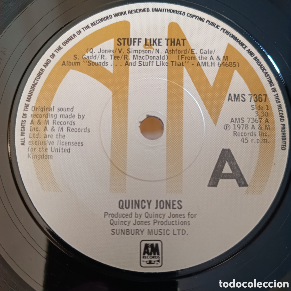 Discos de vinilo: Quincy Jones &ndash; Stuff Like That - Foto 1