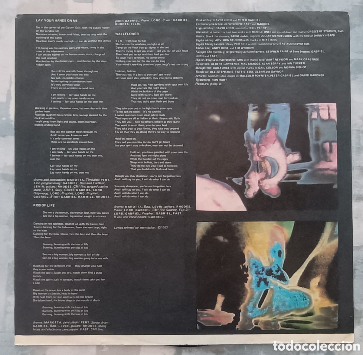Discos de vinilo: Peter Gabriel, 1982 - n&ordm;4, Charisma - Foto 3