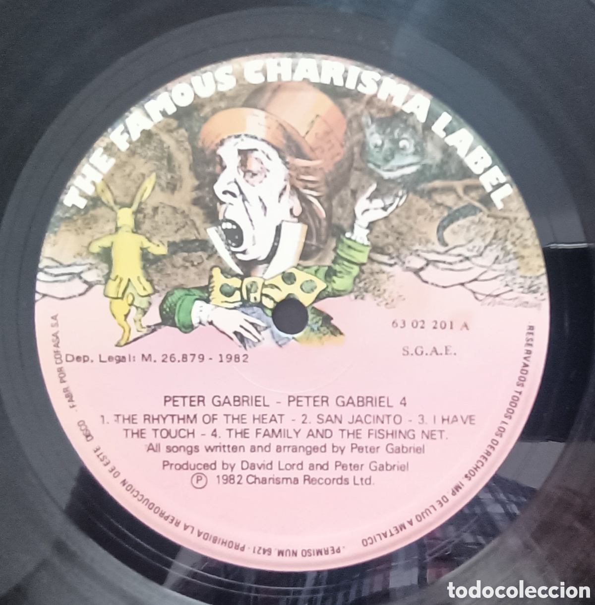 Discos de vinilo: Peter Gabriel, 1982 - n&ordm;4, Charisma - Foto 5