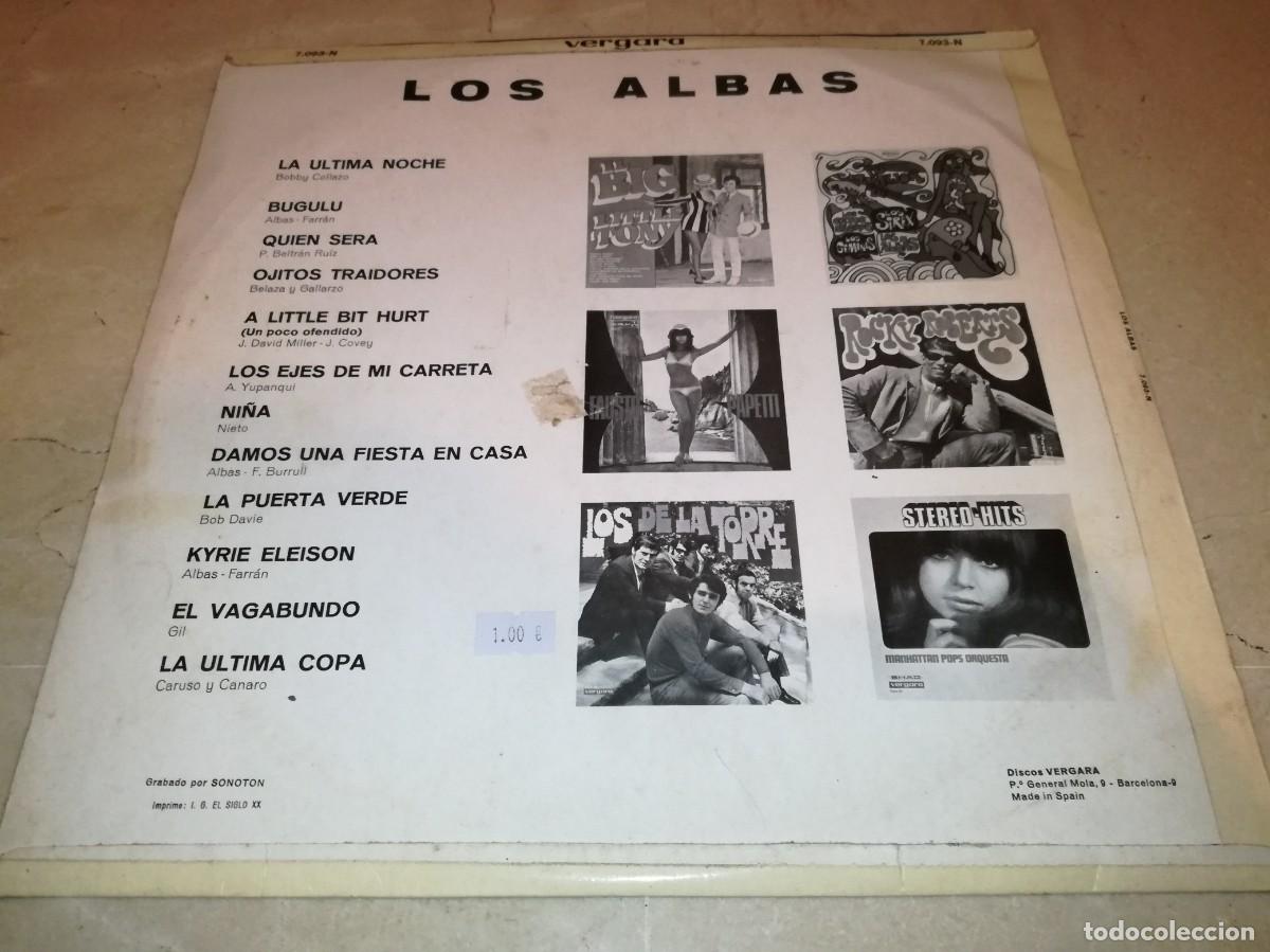 Discos de vinilo: LOS ALBAS-ORIGINAL 1969-VERGARA - Foto 2
