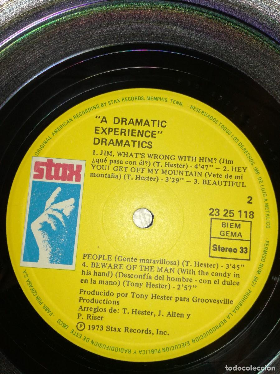 Discos de vinilo: THE DRAMATICS-A DRAMATIC EXPERIENCE-ORIGINAL ESPA&Ntilde;OL 1973 - Foto 4