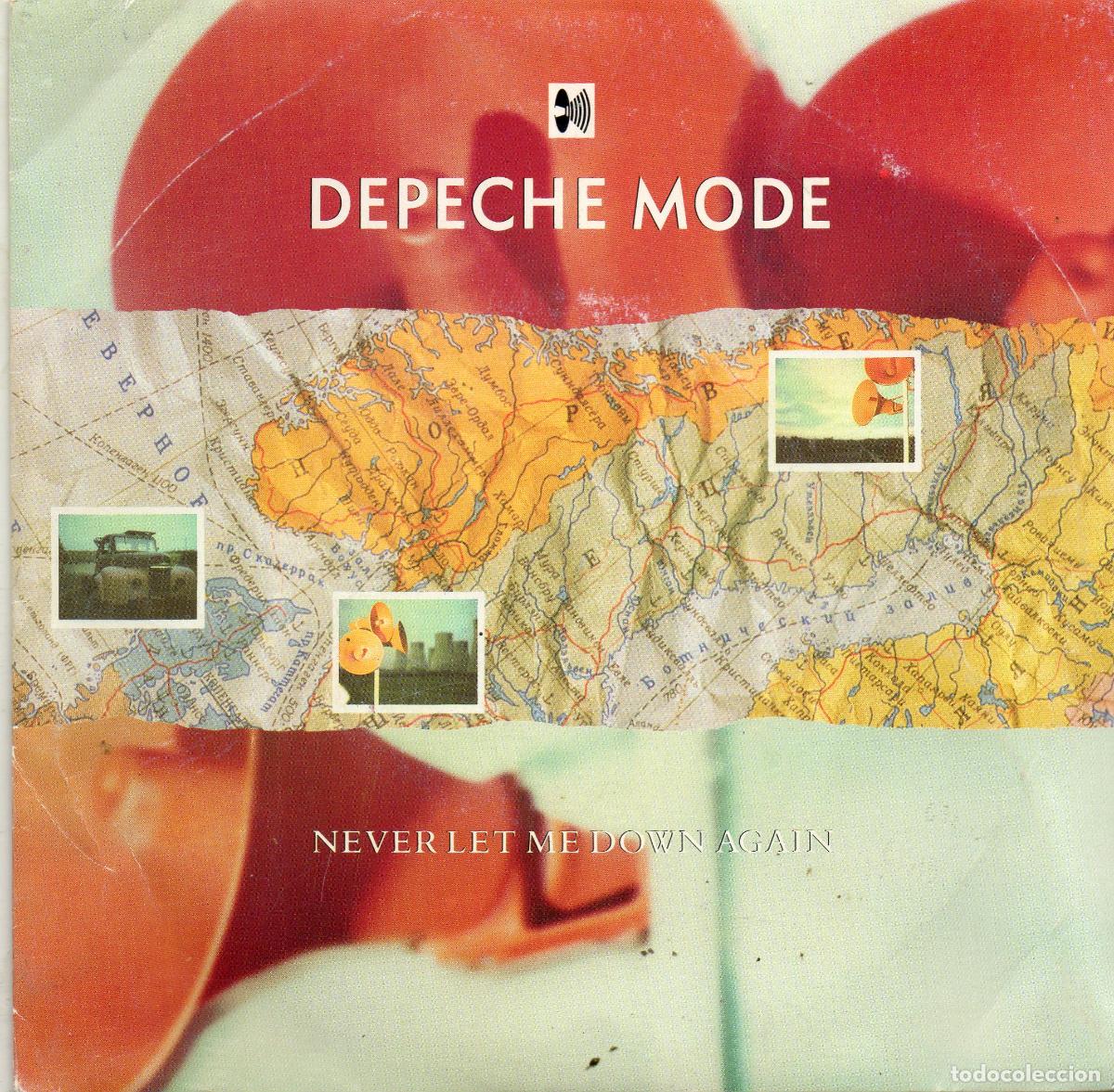 Discos de vinilo: DEPECHE MODE - NEVER LET ME DOWN AGAIN - SINGLE - 1987 - SPAIN - Foto 1