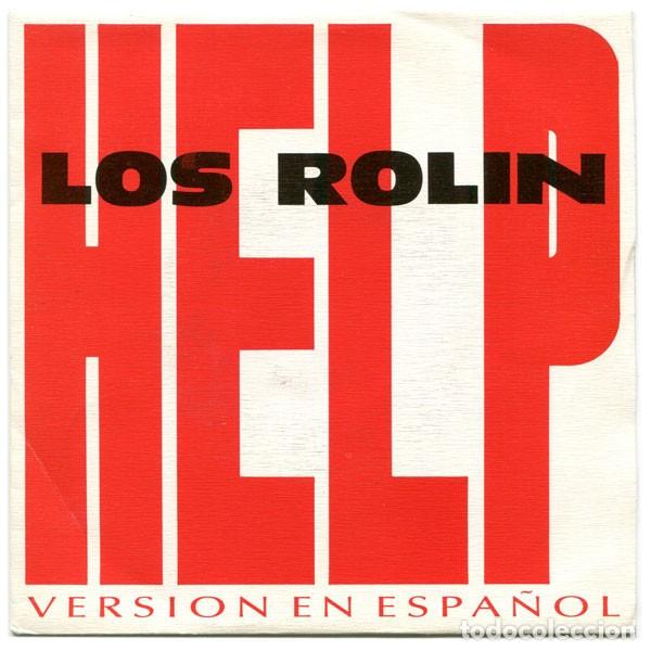 Discos de vinilo: Los Rolin &ndash; Help (Version En Espa&ntilde;ol)- Promo - Foto 1