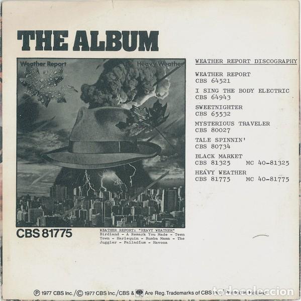 Discos de vinilo: Weather Report &ndash; Birdland - Foto 2