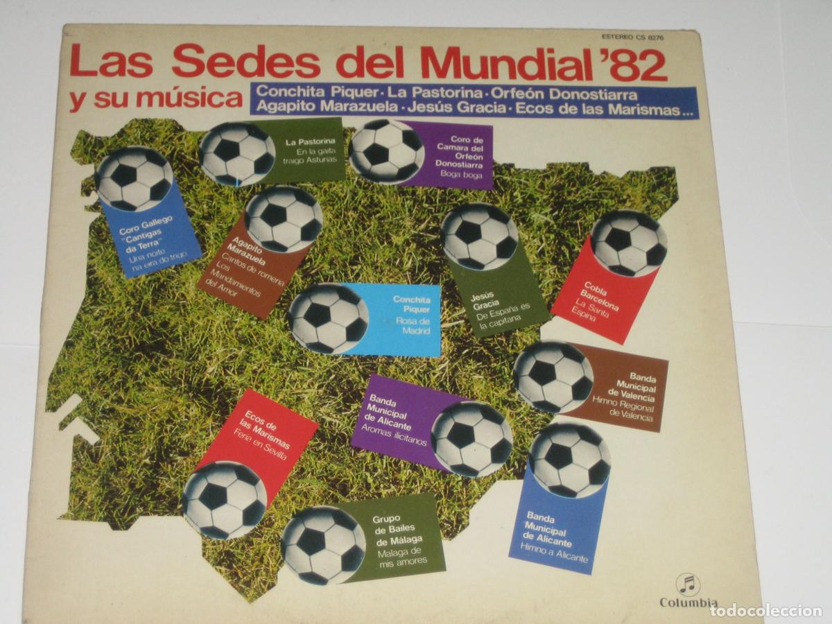Discos de vinilo: DISCOFERTA - LAS SEDES DEL MUNDIAL 82 - Foto 1