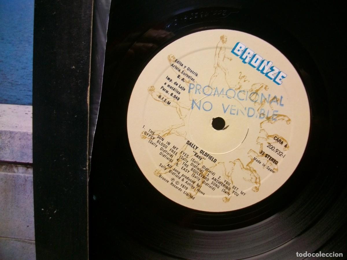 Discos de vinilo: Sally Oldfield &ndash; Easy LP PROMOCIONAL - Foto 2
