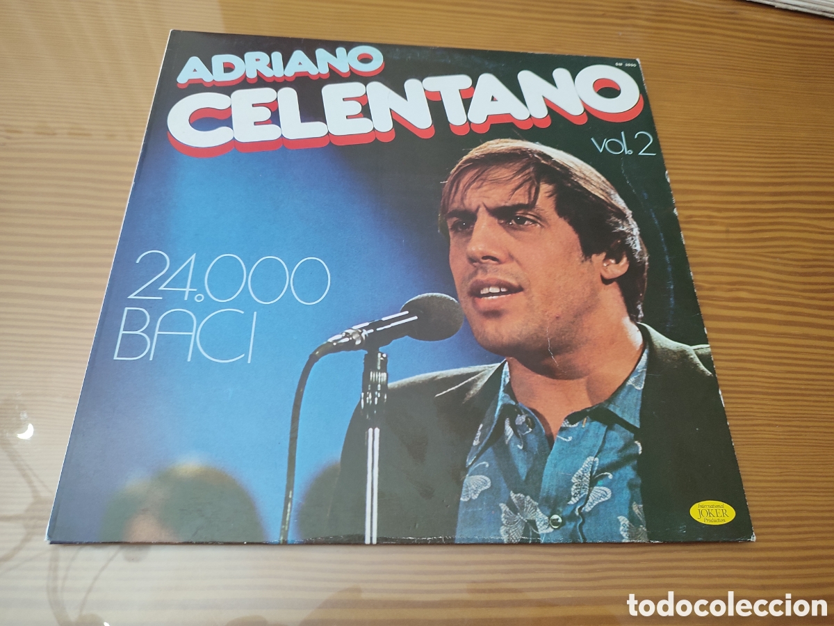 Discos de vinilo: Disco vinilo de Adriano Celentano &rdquo; 24000 Baci &rdquo; vol. 2 - Foto 1