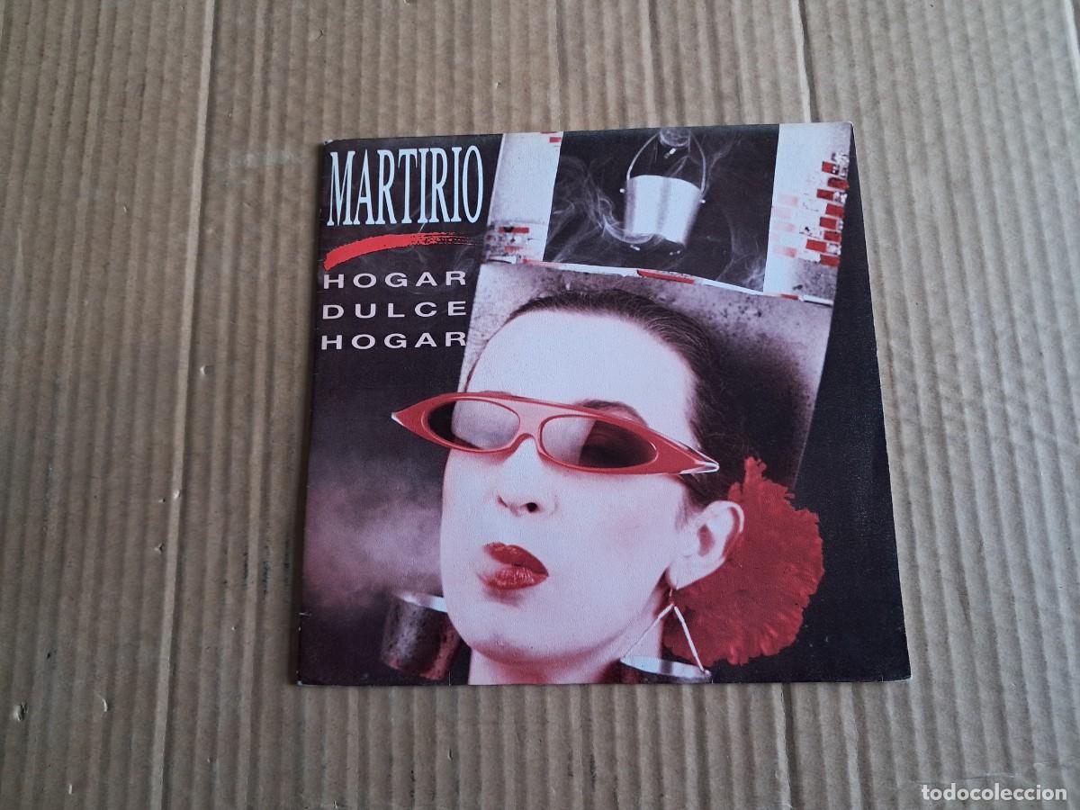 Discos de vinilo: MARTIRIO - HOGAR DULCE HOGAR SINGLE 1988 - Foto 1