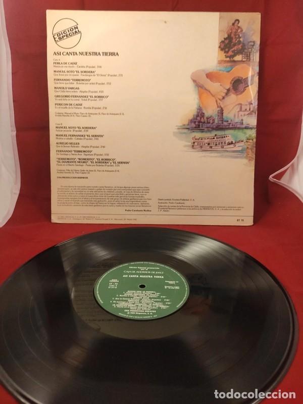 Discos de vinilo: LP Asi canta nuestra tierra - Foto 2