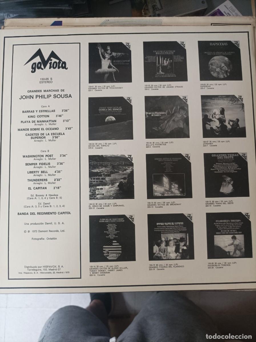 Discos de vinilo: Grandes marchas de John Philip sousa - Foto 2