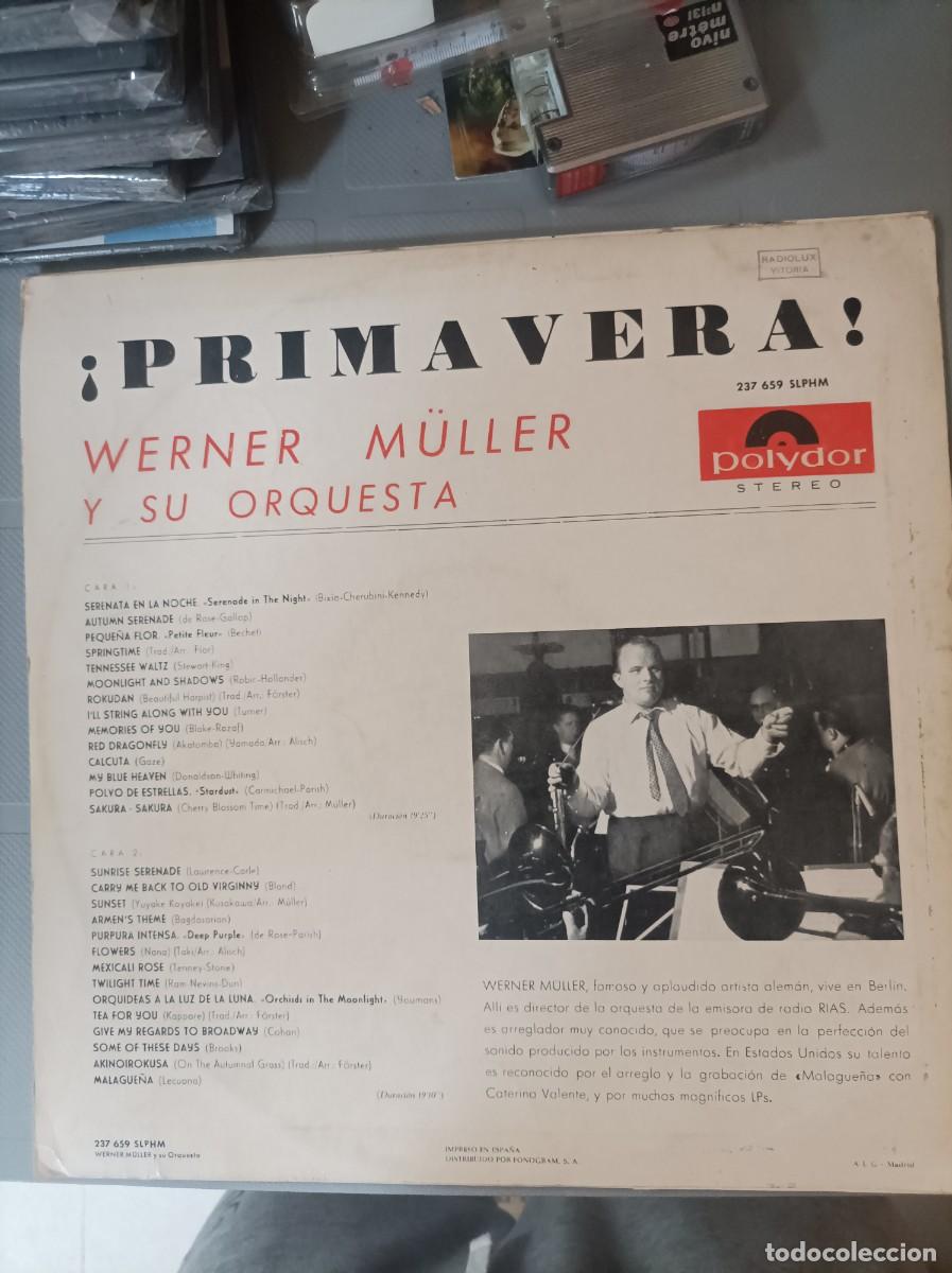 Discos de vinilo: Primavera. Werner muller - Foto 1