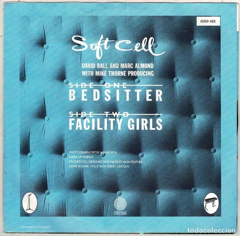 Discos de vinilo: Soft Cell - Bedsitter / Facility Girls. Single - Foto 2