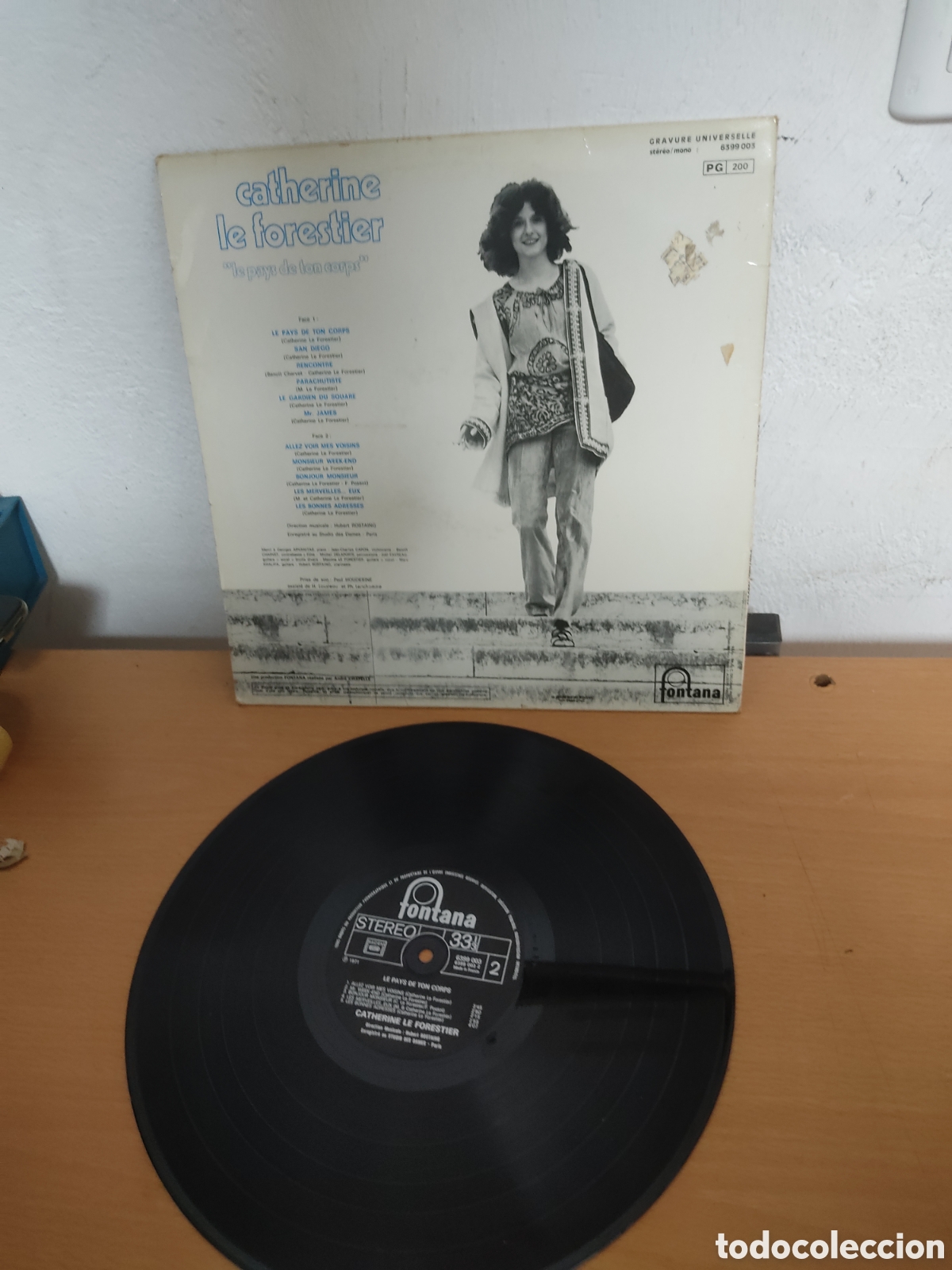 Discos de vinilo: Lp de catherine le forestier - Foto 2