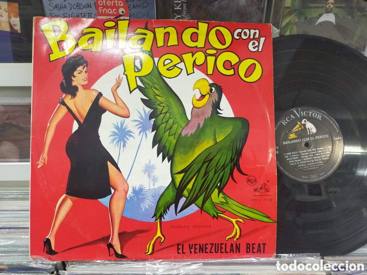 Vinyl records: Bailando con el perico lp An&iacute;bal Abreu Venezuela escuchado