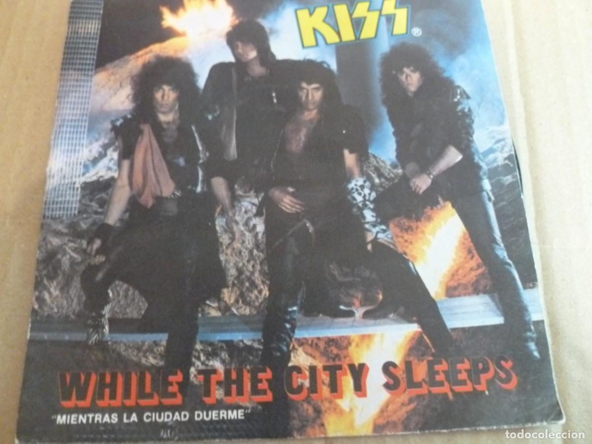 Vinyl-Schallplatten: Kiss Mientras La Ciudad Duerme single Original Espa&ntilde;a 1984