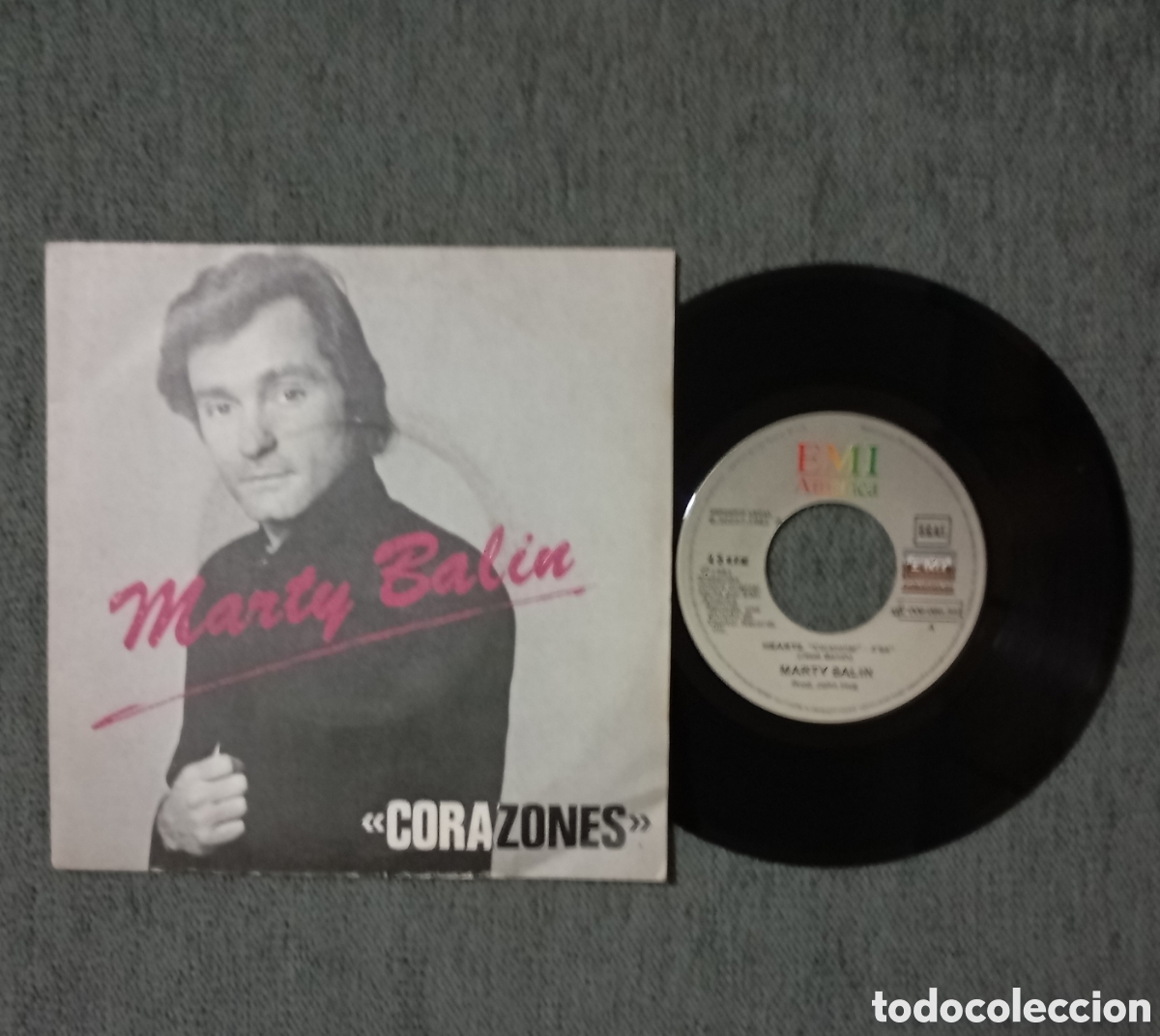 Discos de vinilo: Marty Balin. Hearts/ Freeway. Single 7&rdquo;, a&ntilde;o 1981. - Foto 1