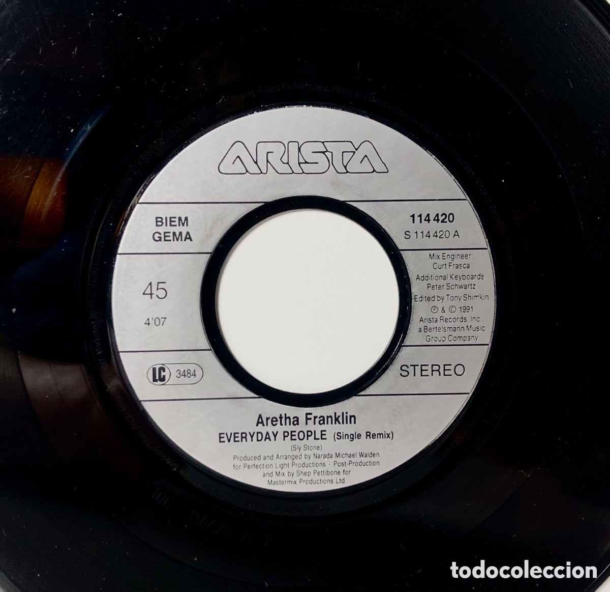 Discos de vinilo: ARETHA FRANKLIN (Single 7&rdquo;) - Foto 2