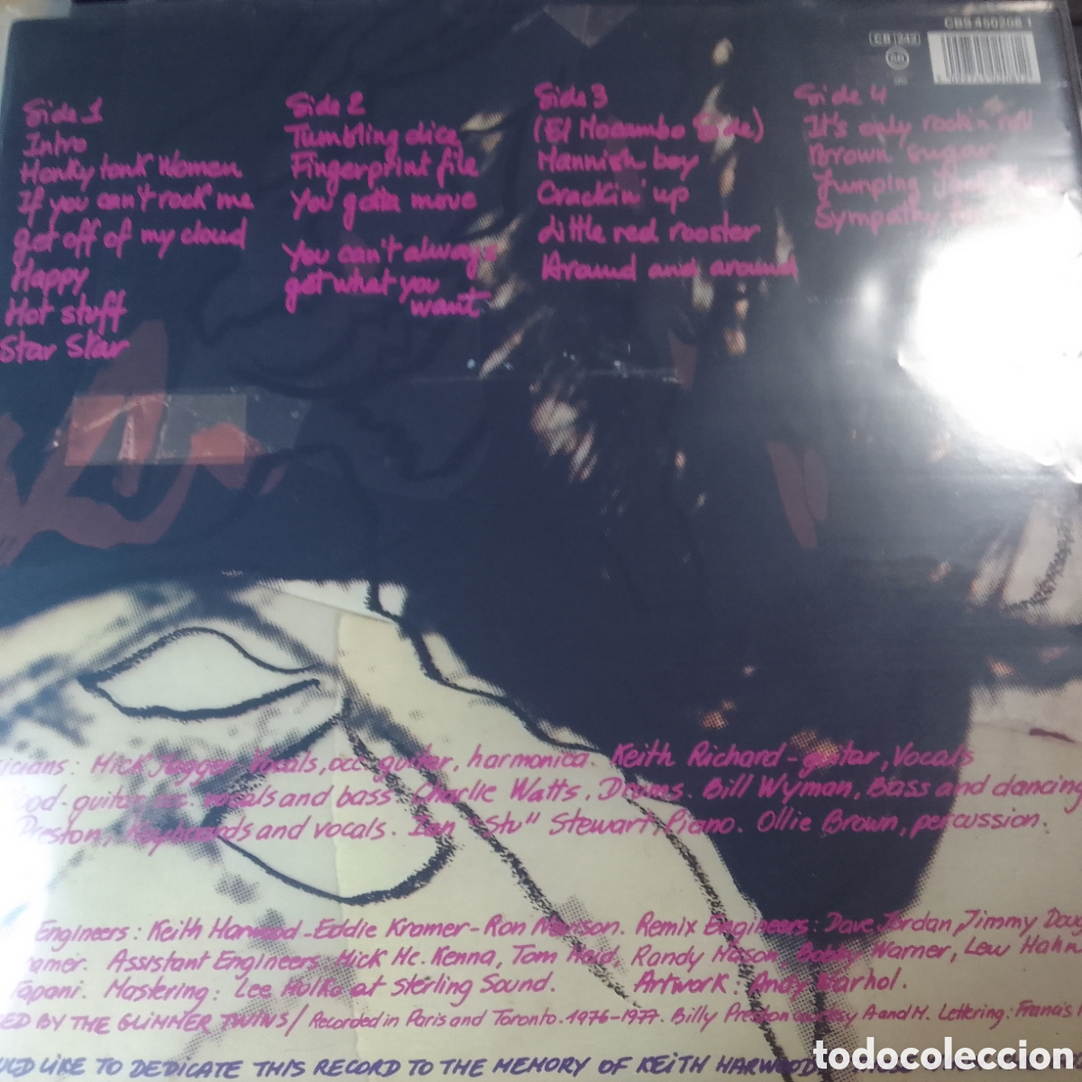 Discos de vinilo: ROLLING STONES LIVE YOU LIVE DOBLE LP - Foto 2