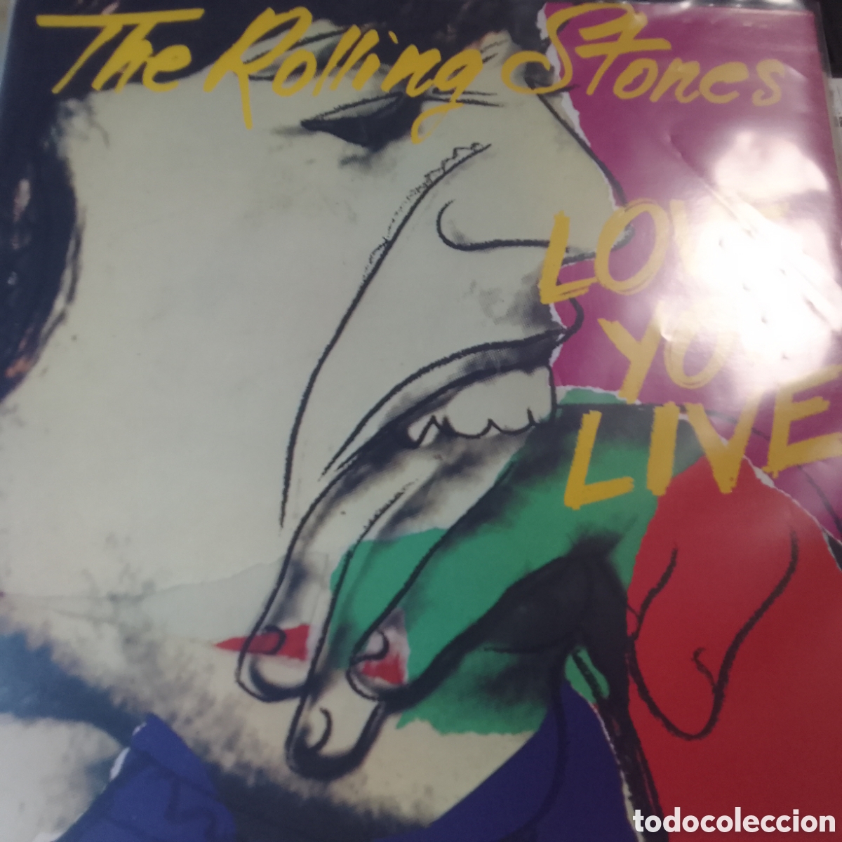 Discos de vinilo: ROLLING STONES LIVE YOU LIVE DOBLE LP - Foto 1