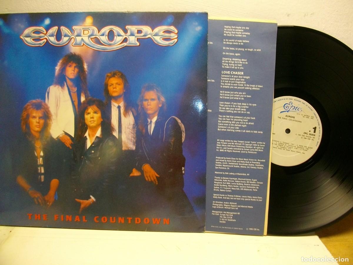 Discos de vinilo: Europe &ndash; The Final Countdown LP - Foto 1