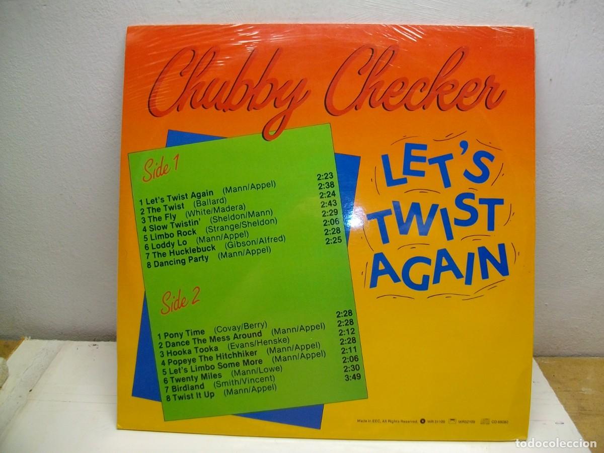 Discos de vinilo: Chubby Checker &ndash; Lets Twist Again LP -NUEVO PRECINTADO - Foto 2
