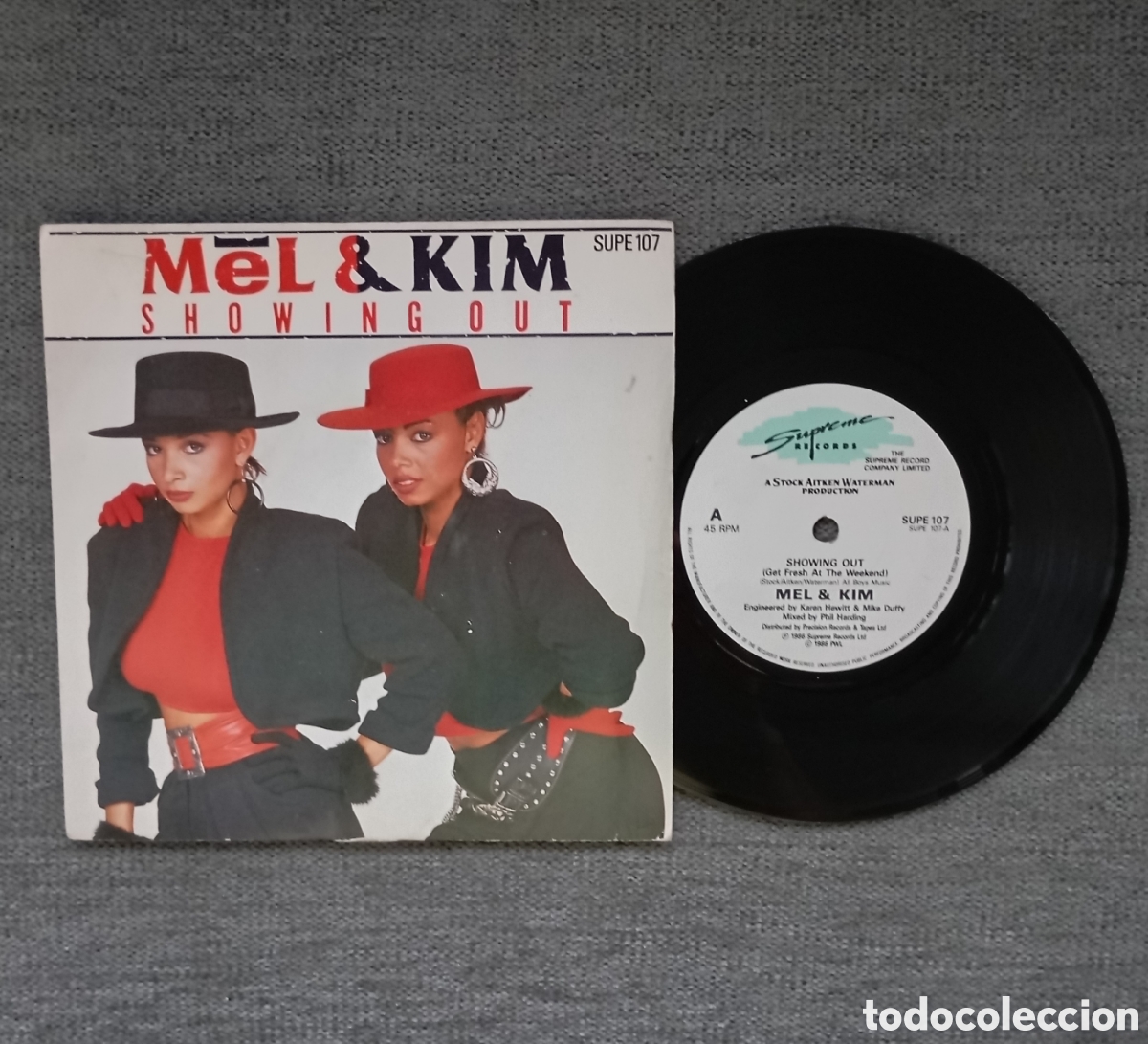 Discos de vinilo: Mel & Kim. Showing Out/ System. Single 7&rdquo;, a&ntilde;o 1986. - Foto 1