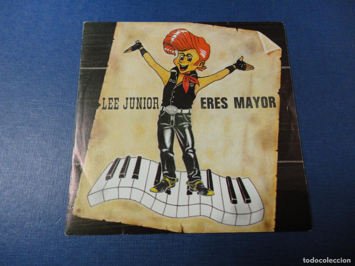 Discos de vinilo: Lee Junior &rdquo;Eres mayor&rdquo; Single - Foto 1