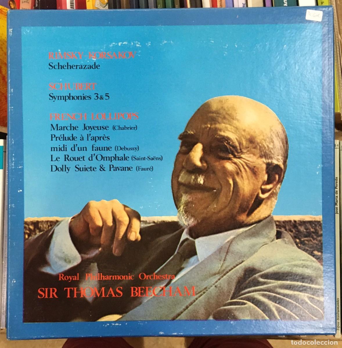 Discos de vinilo: Sir Thomas Beecham. Royal Philharmonic Orchestra. EMI-Odeon, 1960. - Foto 1