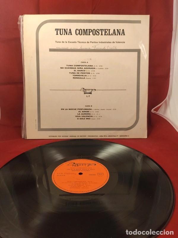 Discos de vinilo: LP Tuna Compostelana - Foto 2