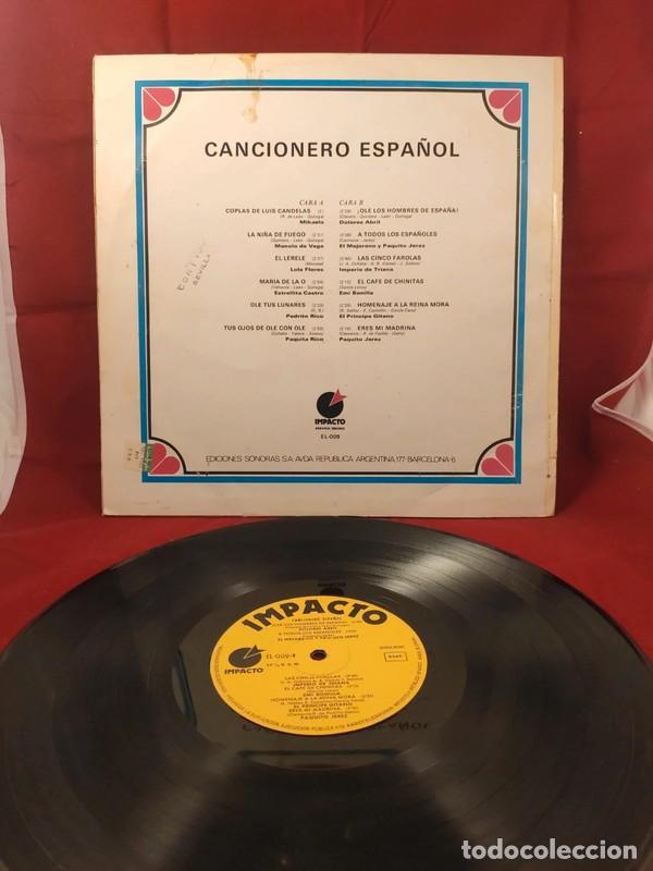 Discos de vinilo: LP Cancionero Espa&ntilde;ol - Foto 2