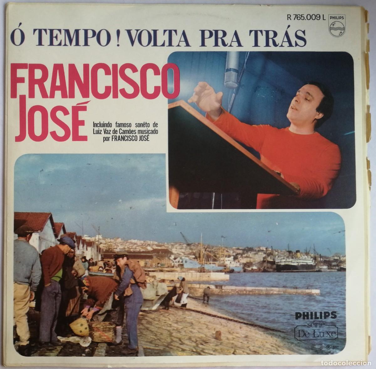 Vinyl records: Francisco Jos&eacute;, O Tempo, Volta Pra Tras, Philips R 765.009 L