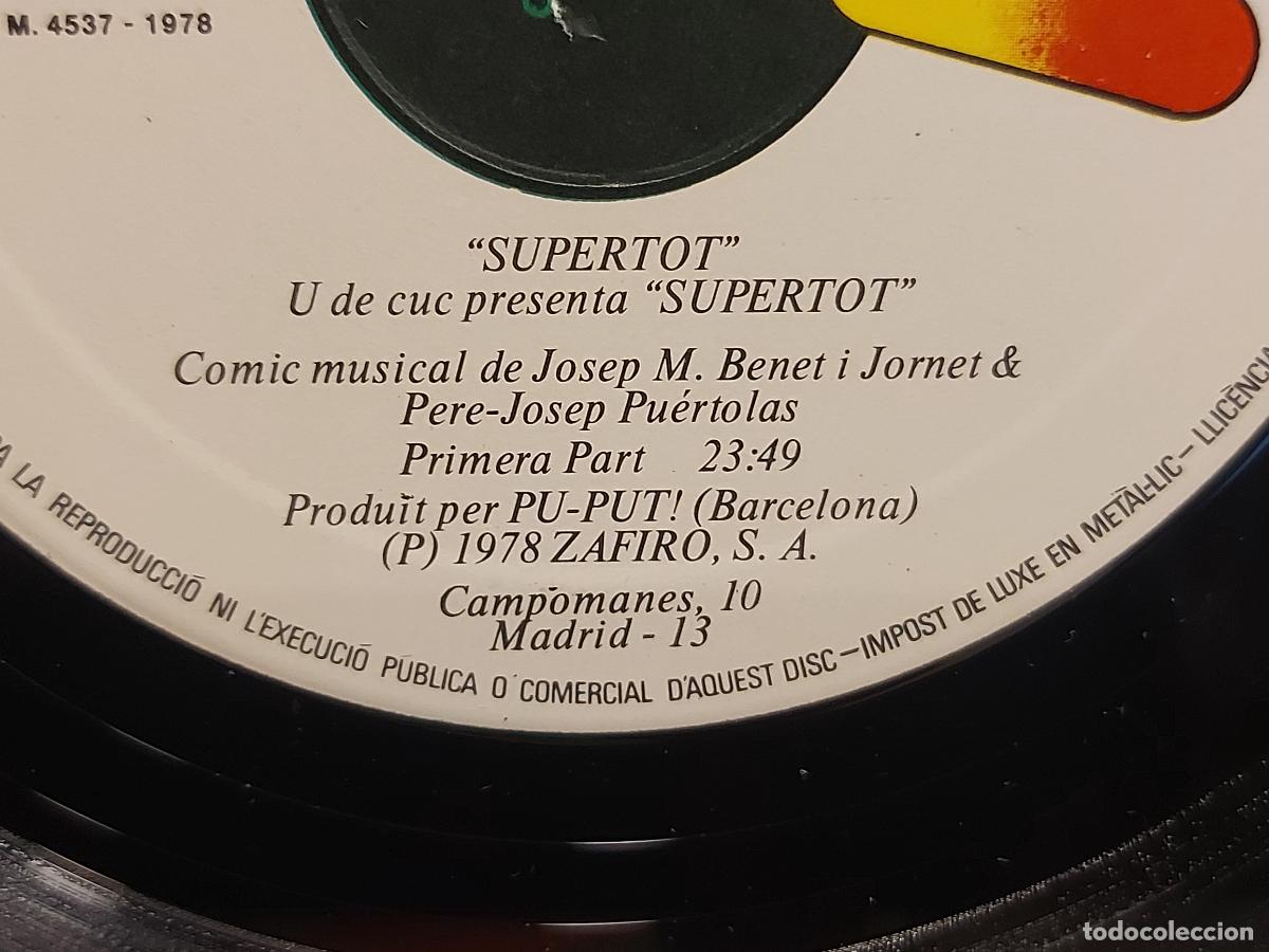 Discos de vinilo: U DE CUC / SUPERTOT / LP GATEFOLD-PUPUT-1978 / MBC. ***/*** - Foto 5